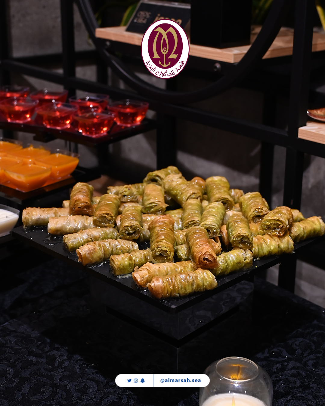 Al Marsah seafood table post