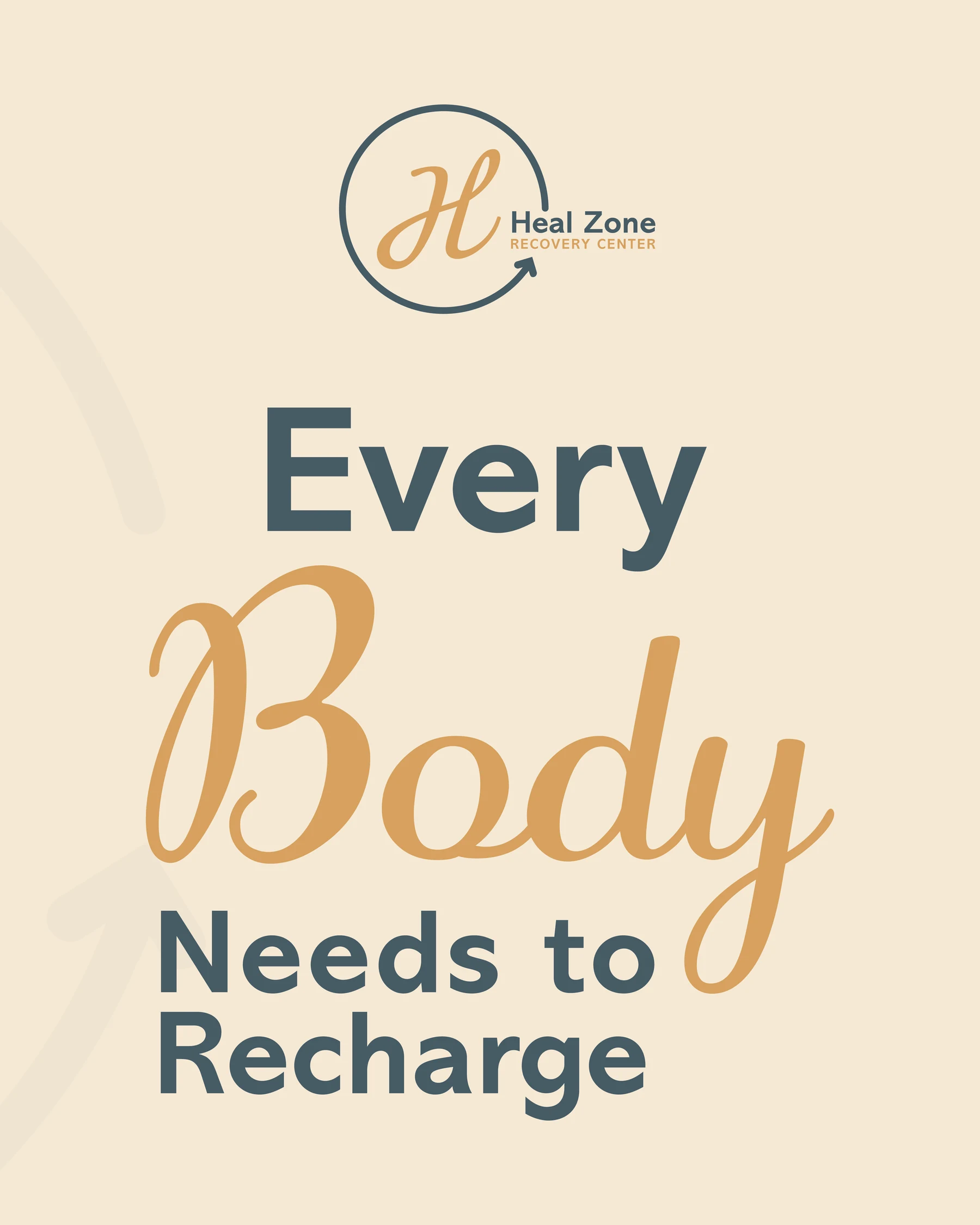 Heal Zone every body needs to recharge post