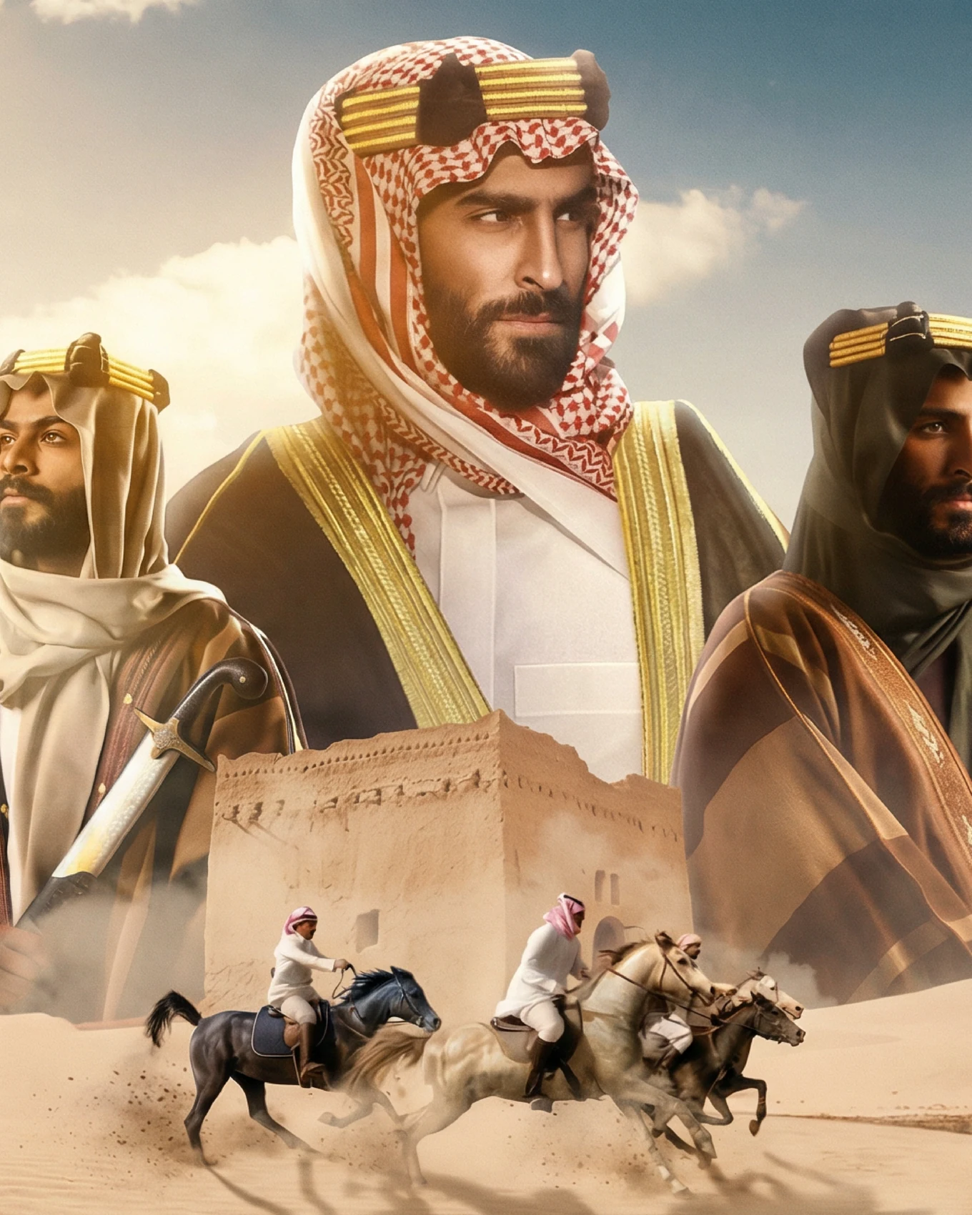 Saudi Founding Day portrait campaign