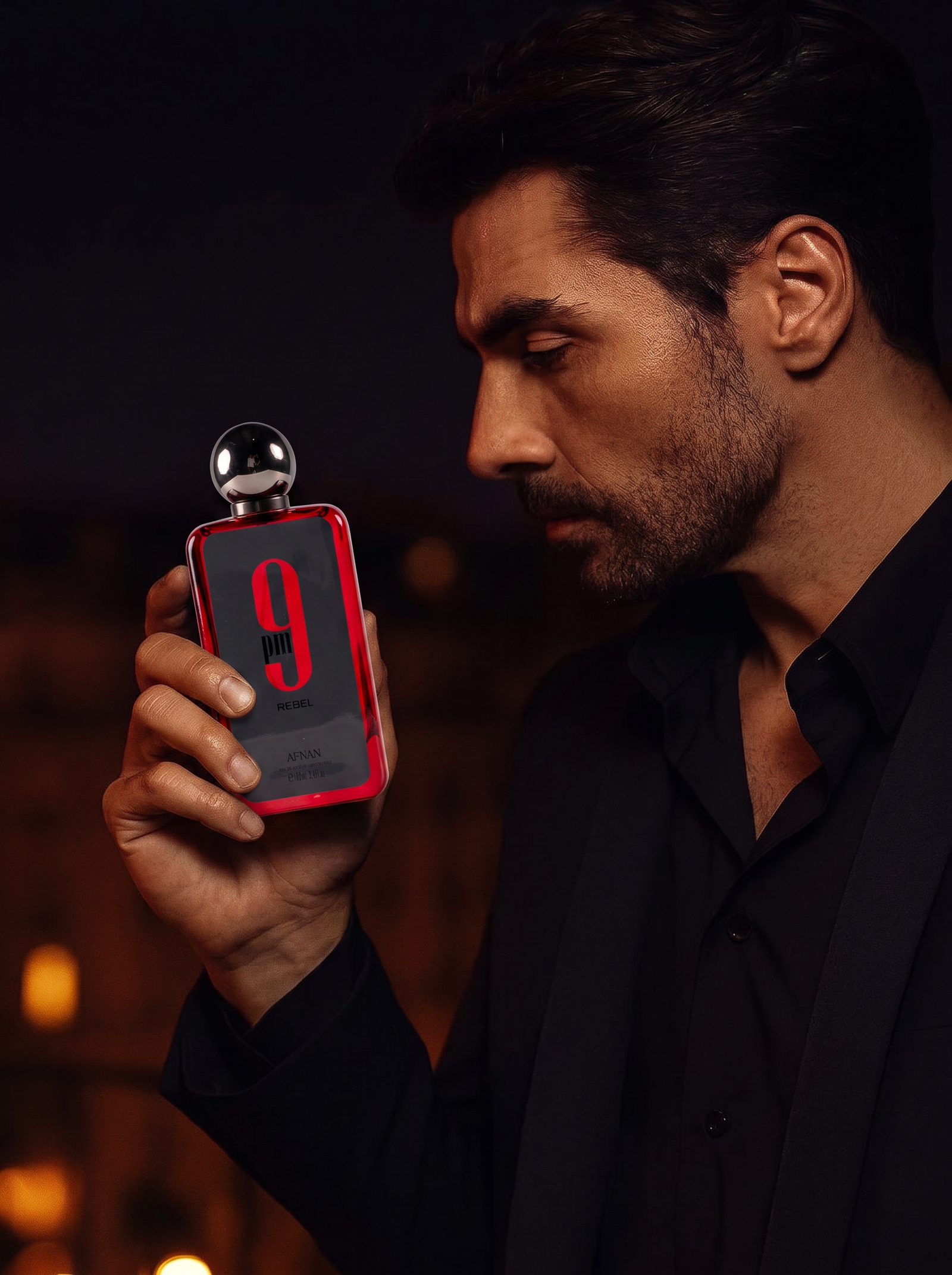 Night fragrance portrait campaign